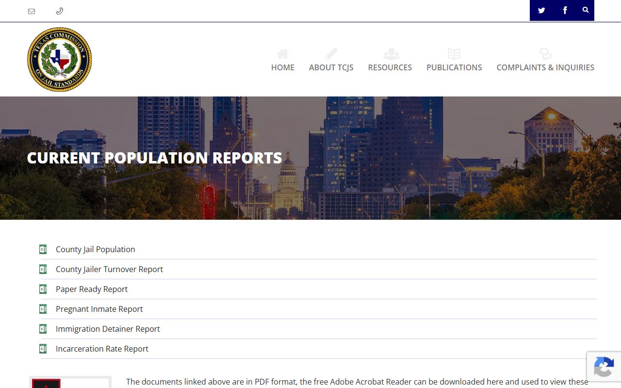 Oldham County inmate population TCJS current population reports